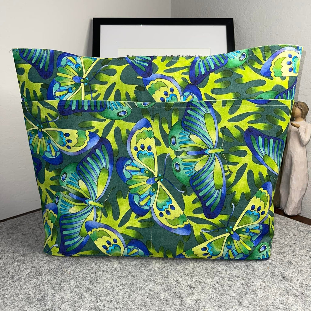 Large Tote - Butterfly Print