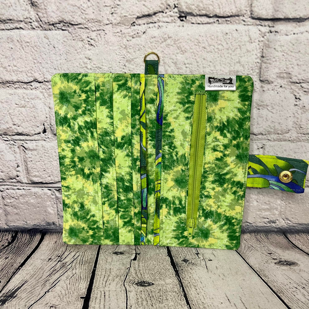 Large Wristlet Wallet - Butterfly Print