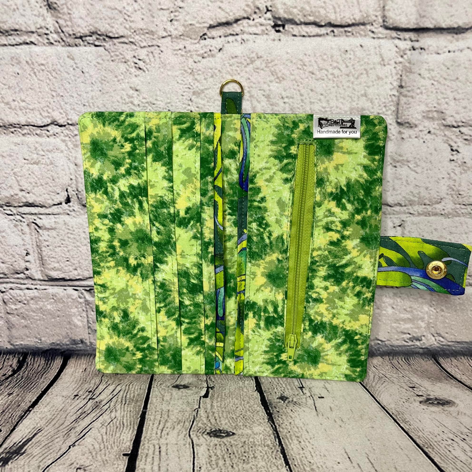 Large Wristlet Wallet - Butterfly Print