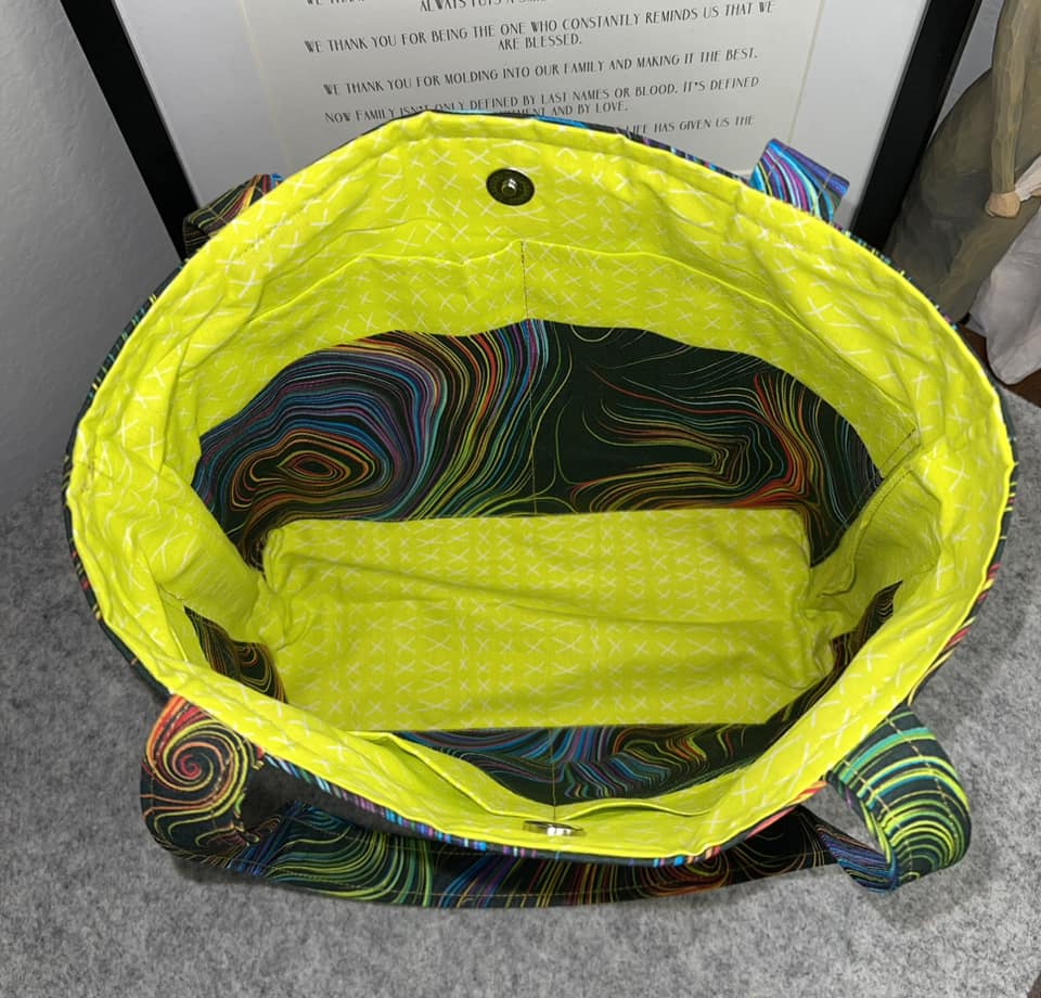 Small Tote - Color Wave