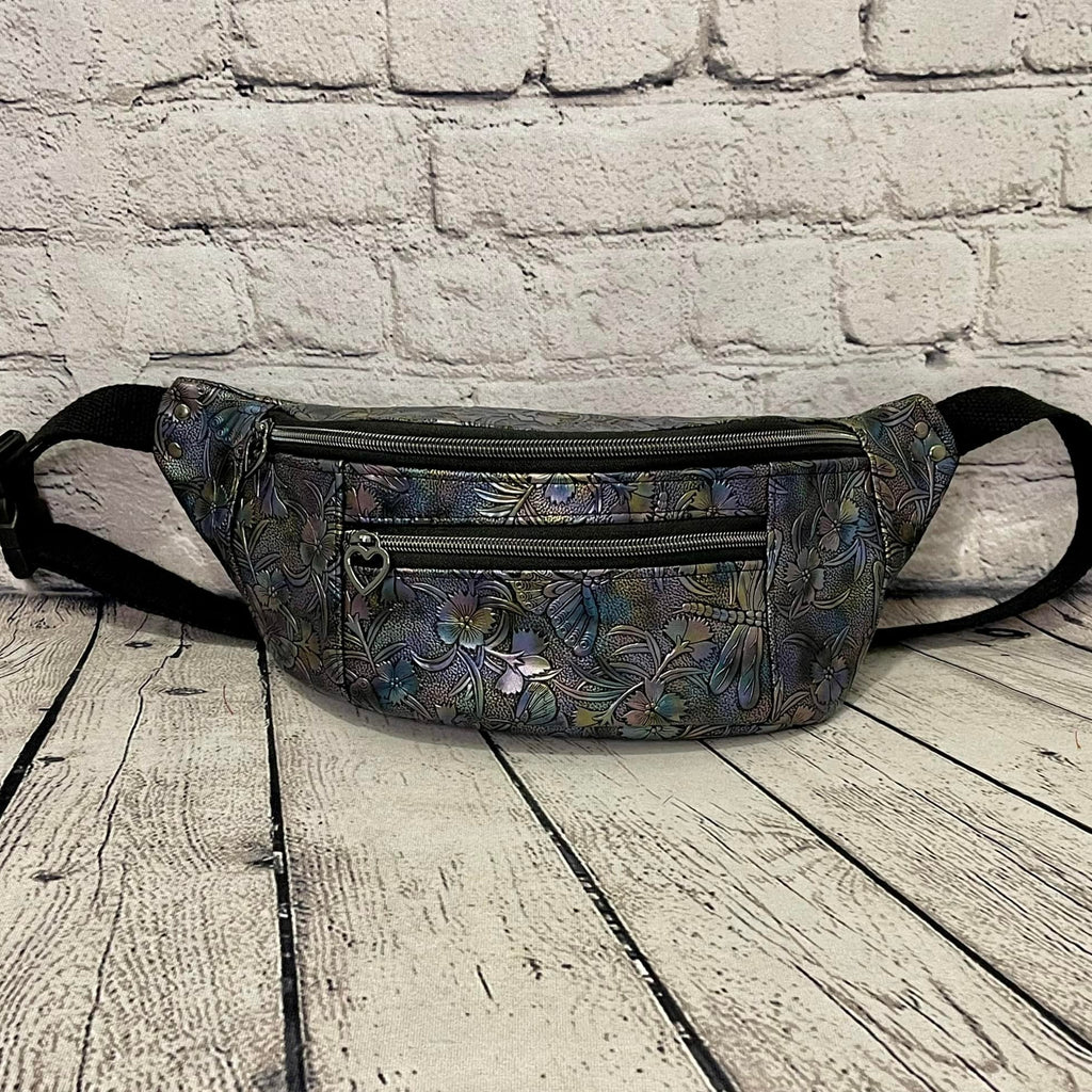 Fanny Pack - Faux Leather Dragon Fly