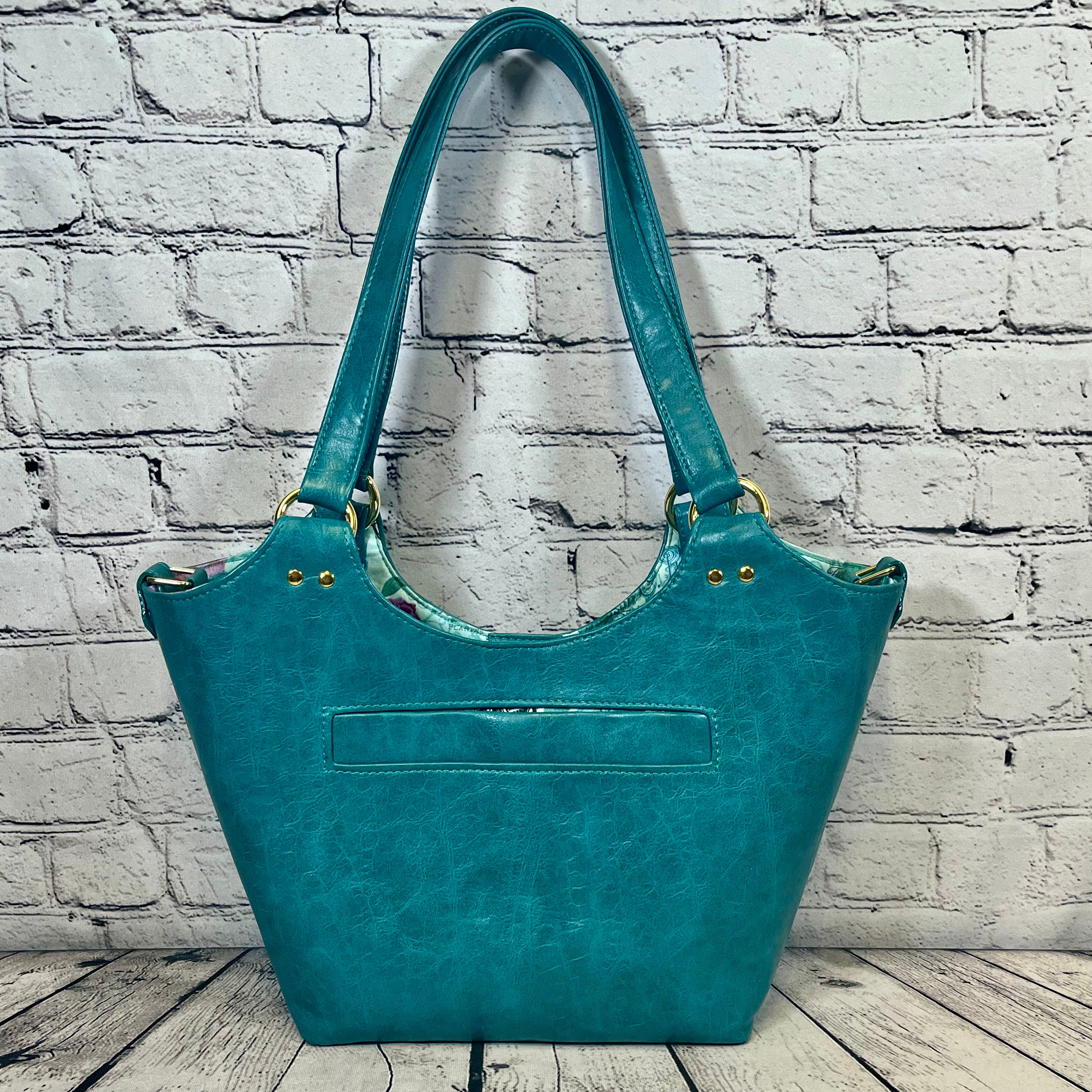 Sarah Shoulder Bag - Turquoise Accents of Paris