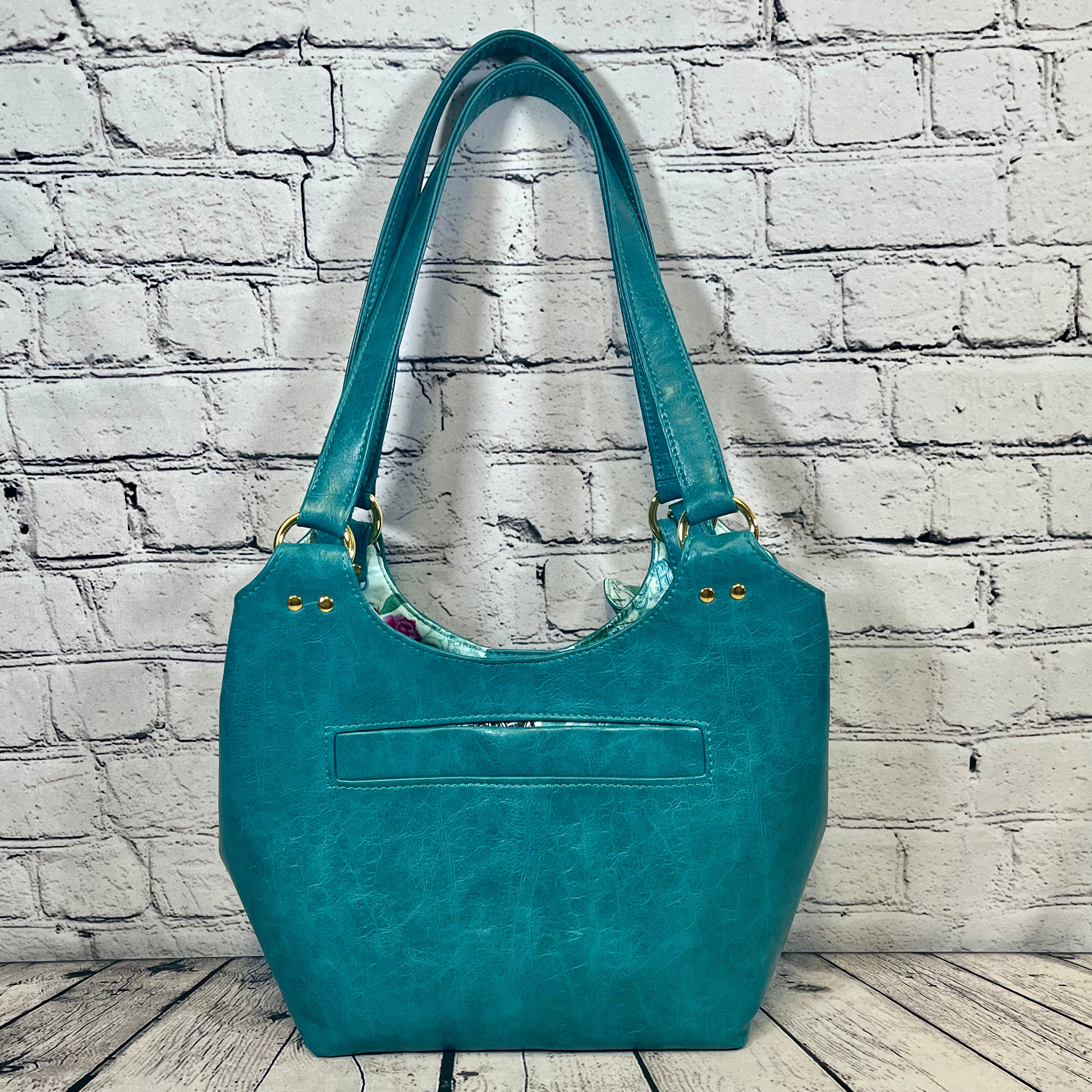 Sarah Shoulder Bag - Turquoise Accents of Paris