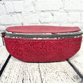 Ellie Sunglasses Case - Burgundy Floral