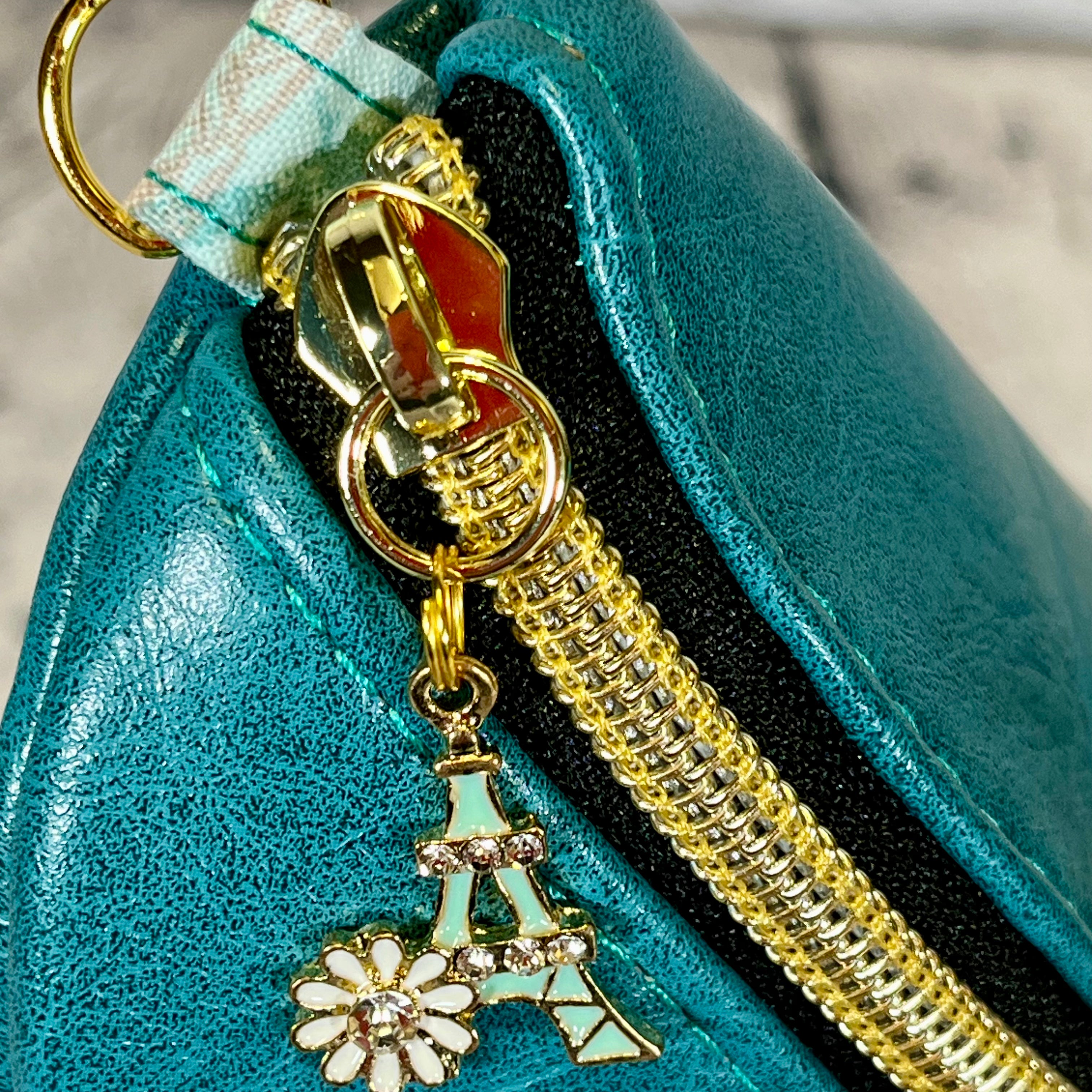 Ellie Sunglasses Case - Turquoise Accents of Paris