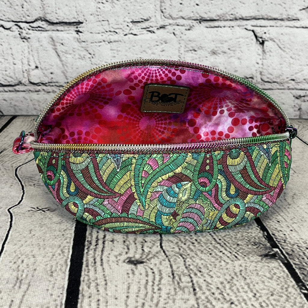 Ellie Sunglasses Case - Pink & Green Paisley