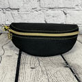 Ellie Sunglasses Case - Black & Yellow Sunflower