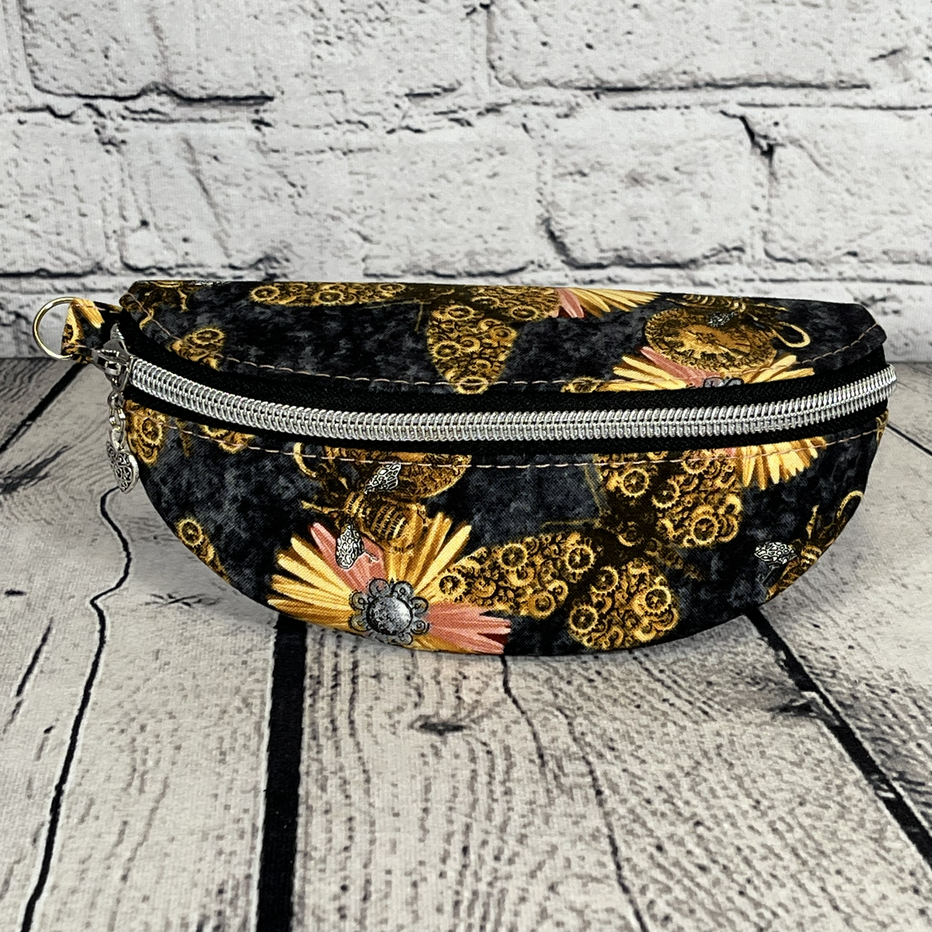 Ellie Sunglasses Case - Steampunk Butterfly, Flower & Bee