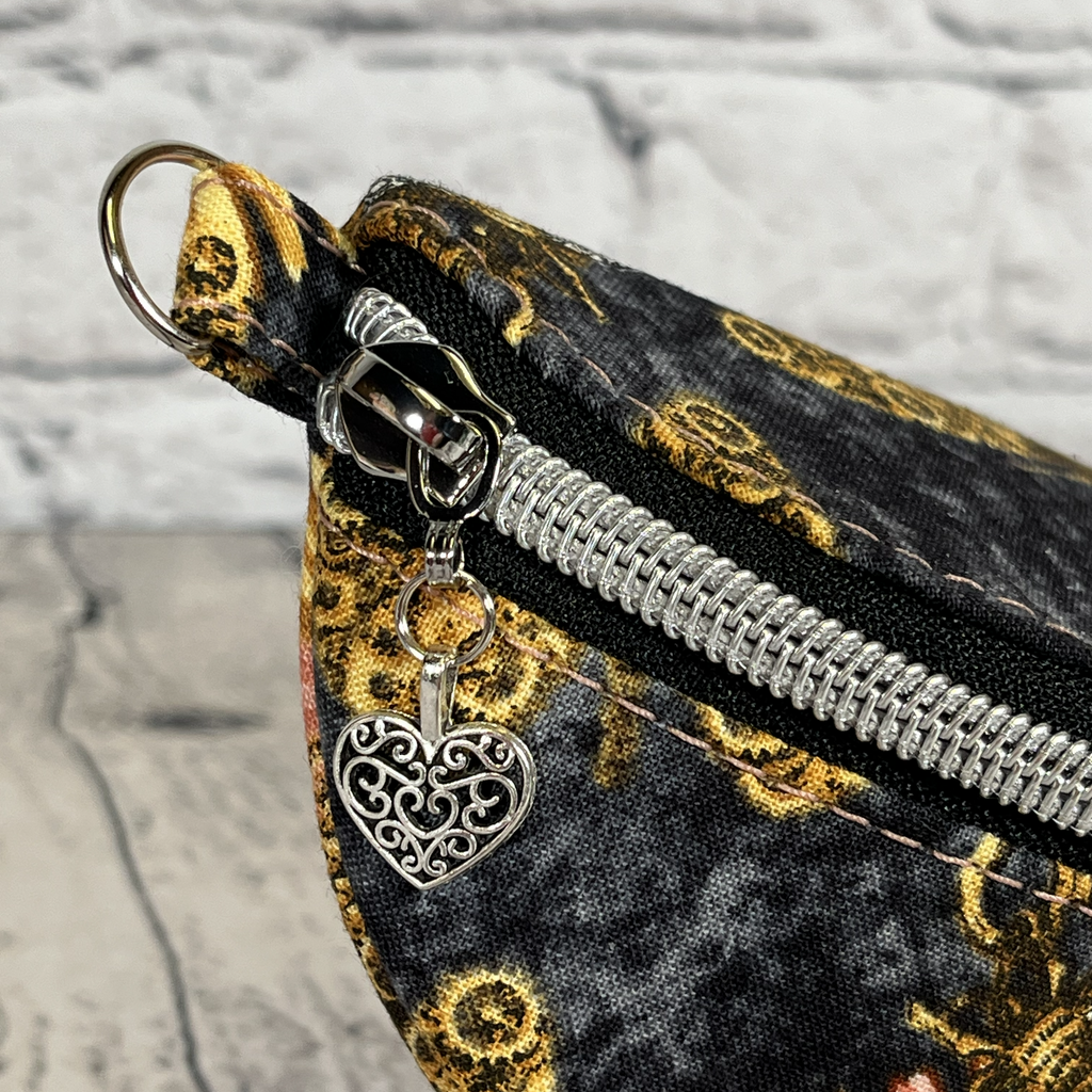 Ellie Sunglasses Case - Steampunk Butterfly, Flower & Bee