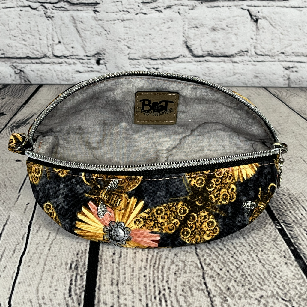 Ellie Sunglasses Case - Steampunk Butterfly, Flower & Bee