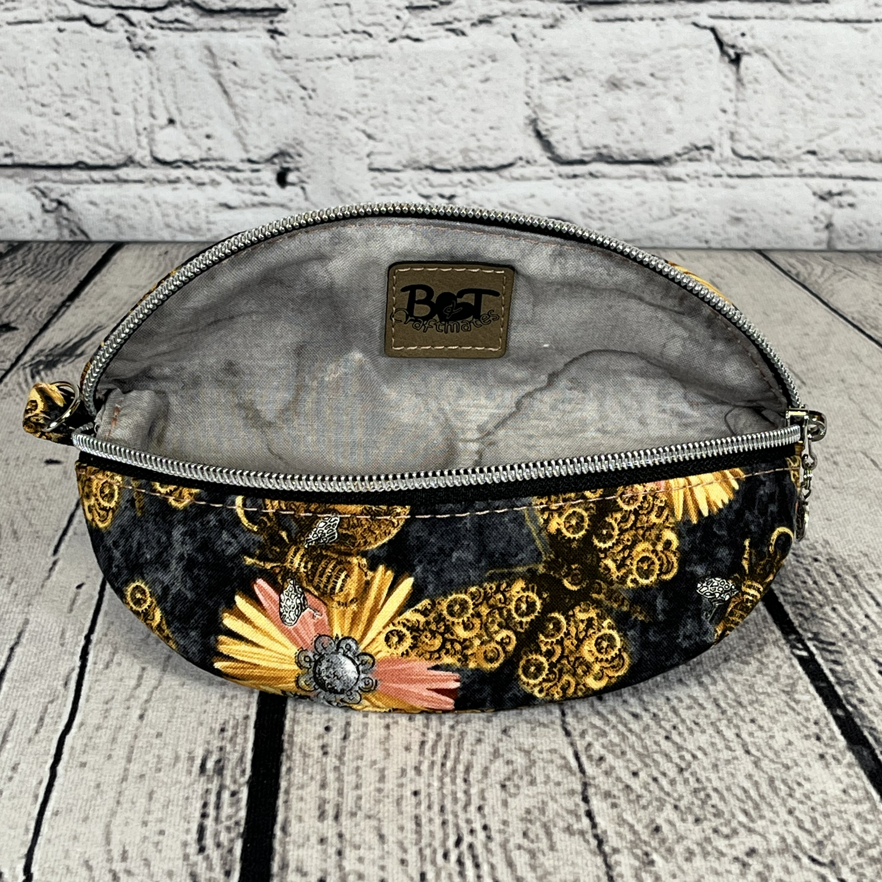 Ellie Sunglasses Case - Steampunk Butterfly, Flower & Bee