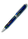 Slimline pen - Blue Marbled Resin