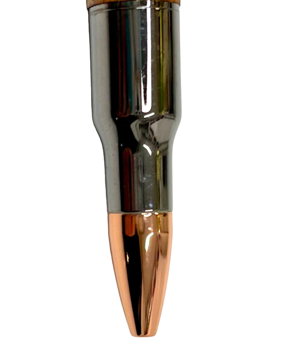 Bolt Action Pen - Rifle Clip w/ Bullet Style Tip