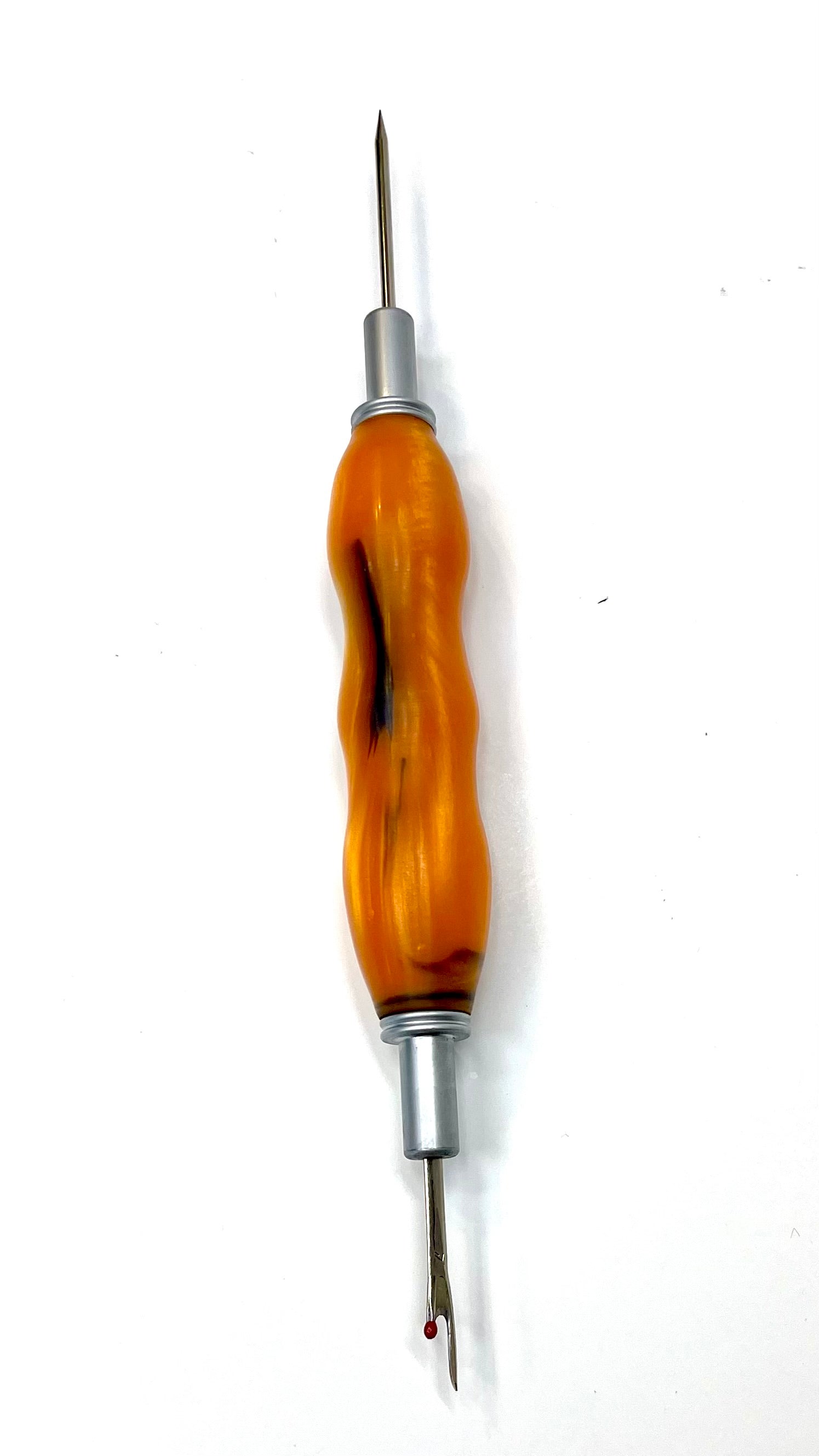 Seam Ripper with Stiletto - Orange & Black