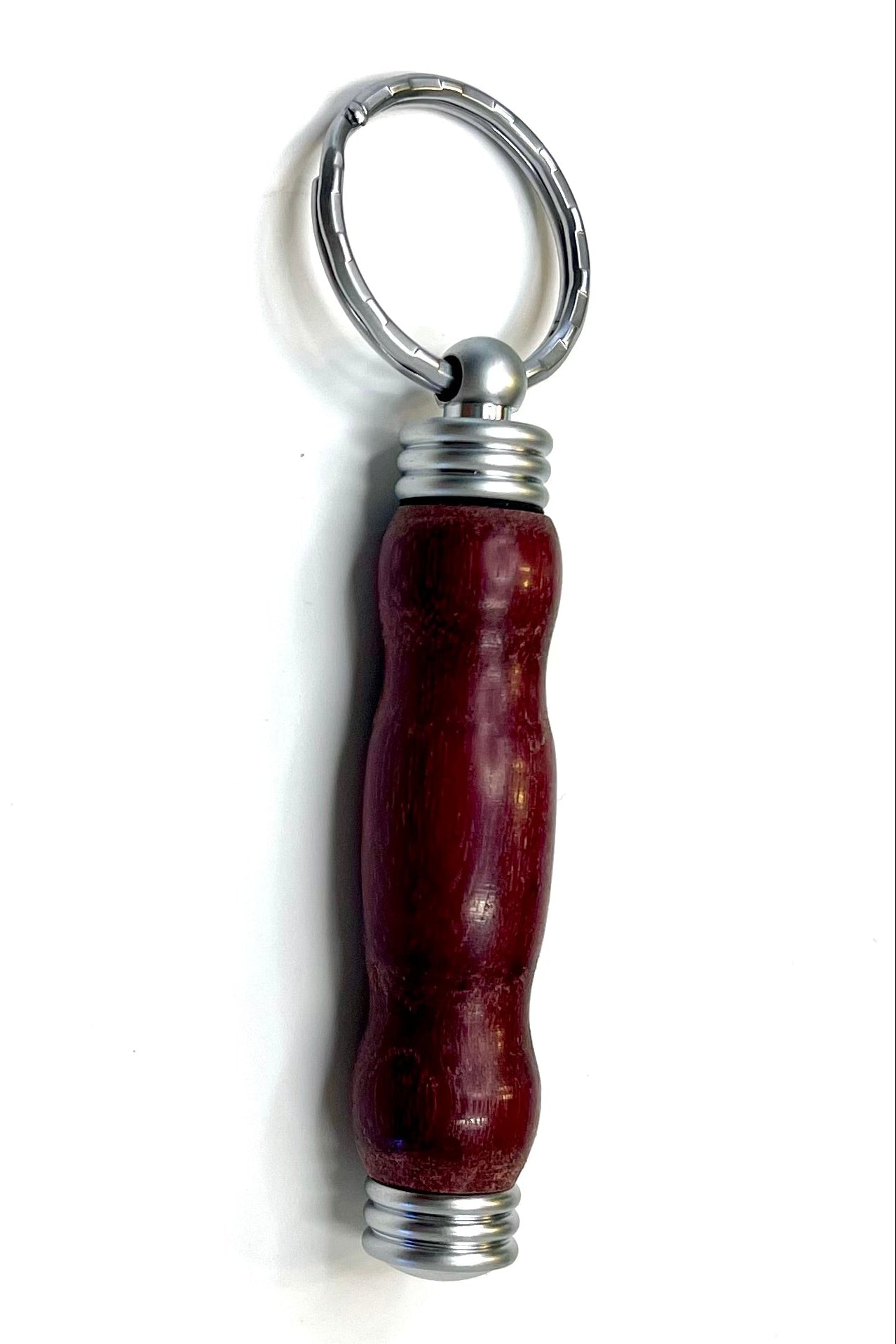 Key Chain - Hidden Compartment Purpleheart Wood