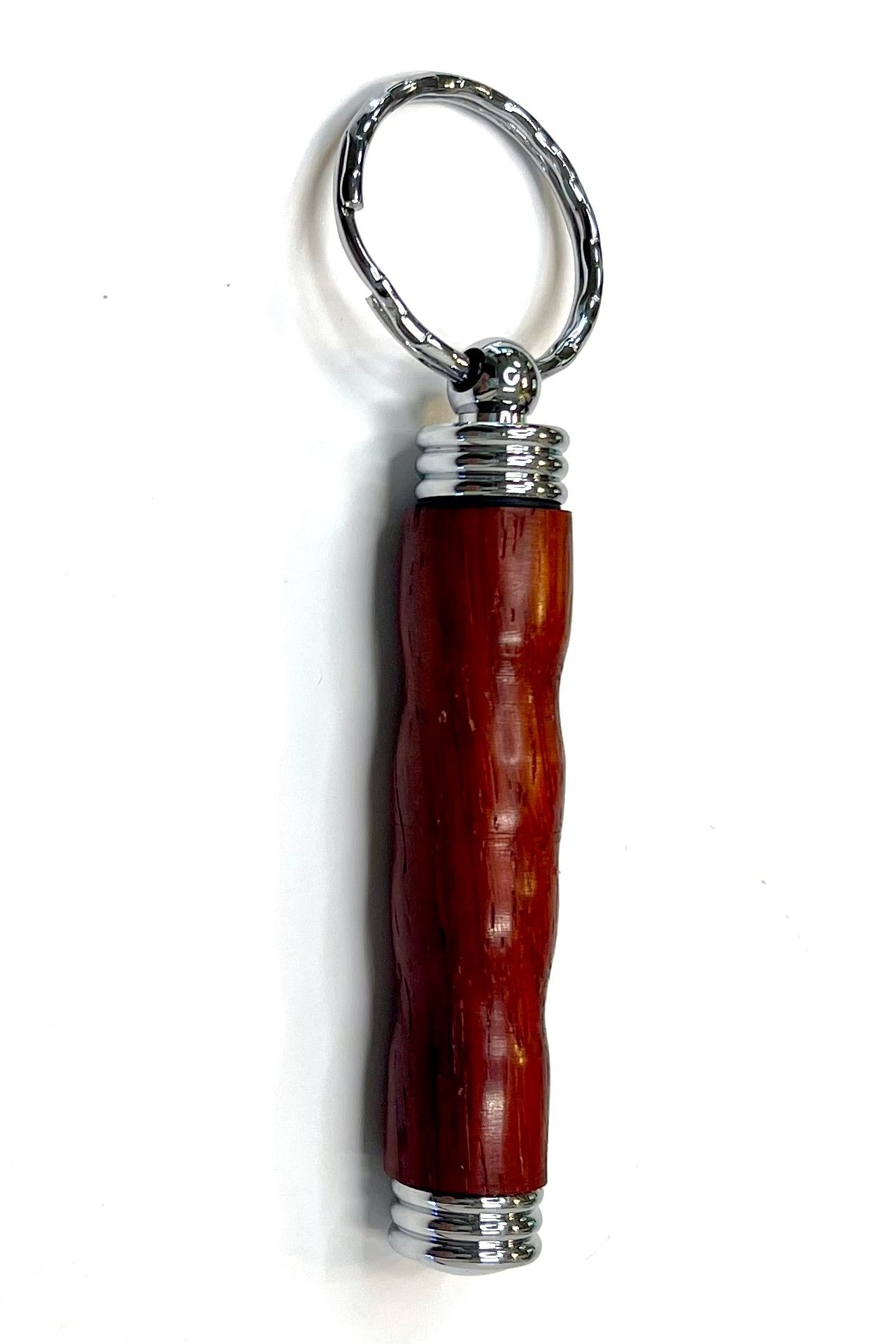 Key Chain - Hidden Compartment Padauk Wood