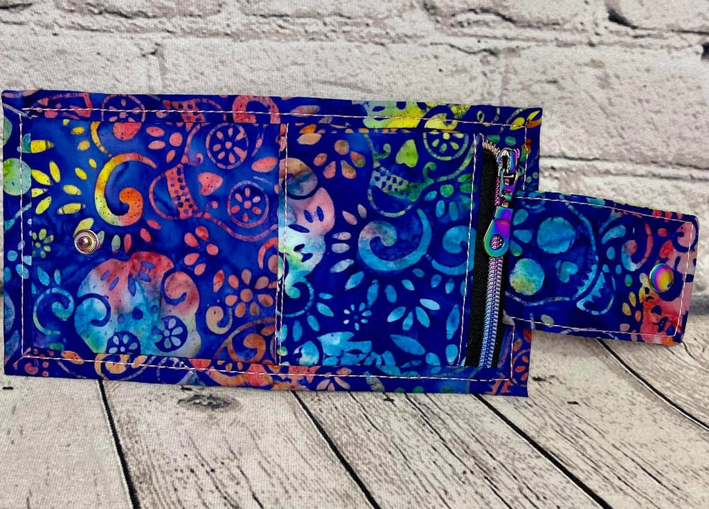 Small RFID Wallet - Candy Skull