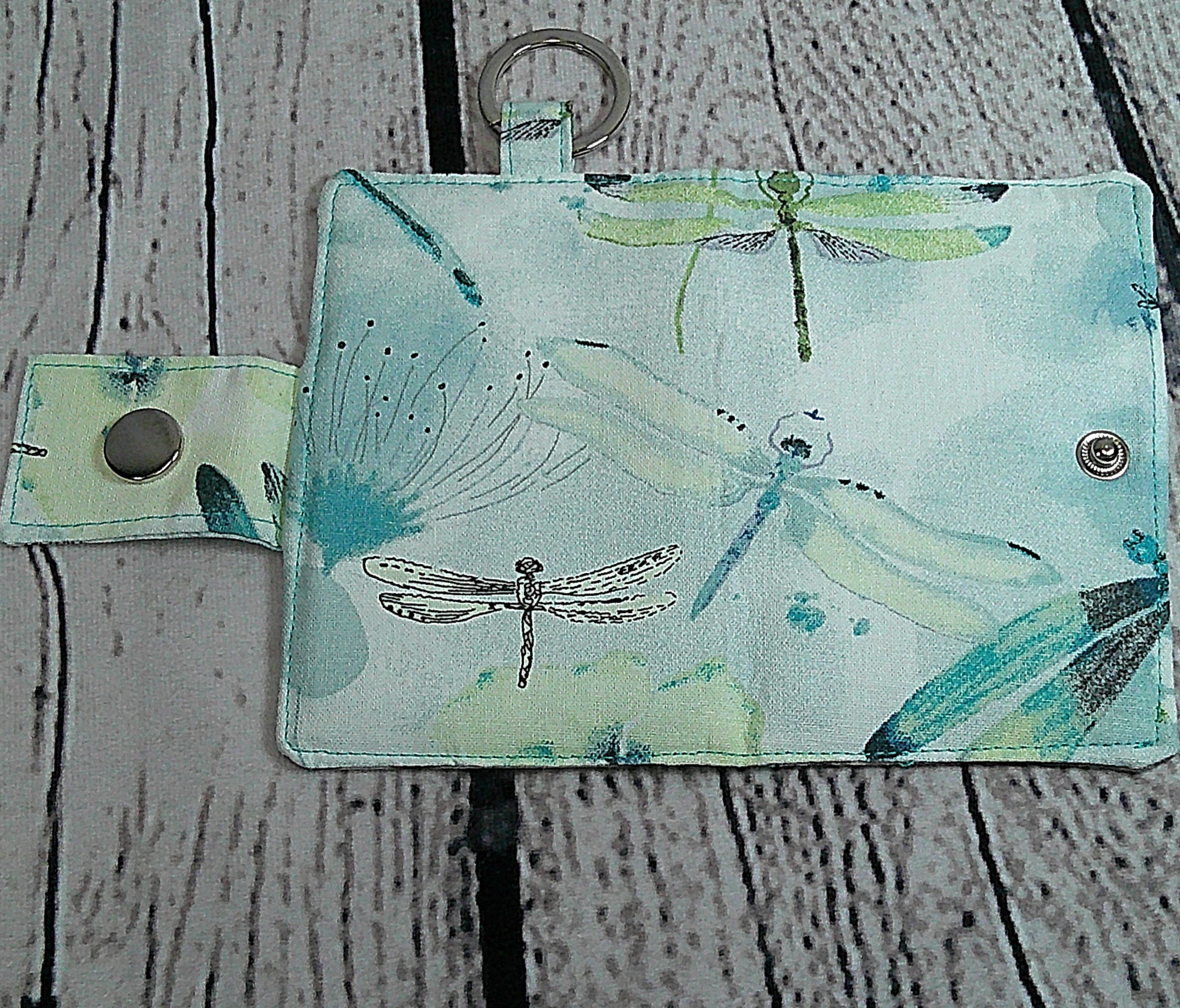 Small Keychain Wallet - Dragonfly