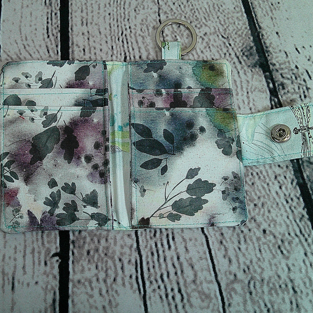 Small Keychain Wallet - Dragonfly