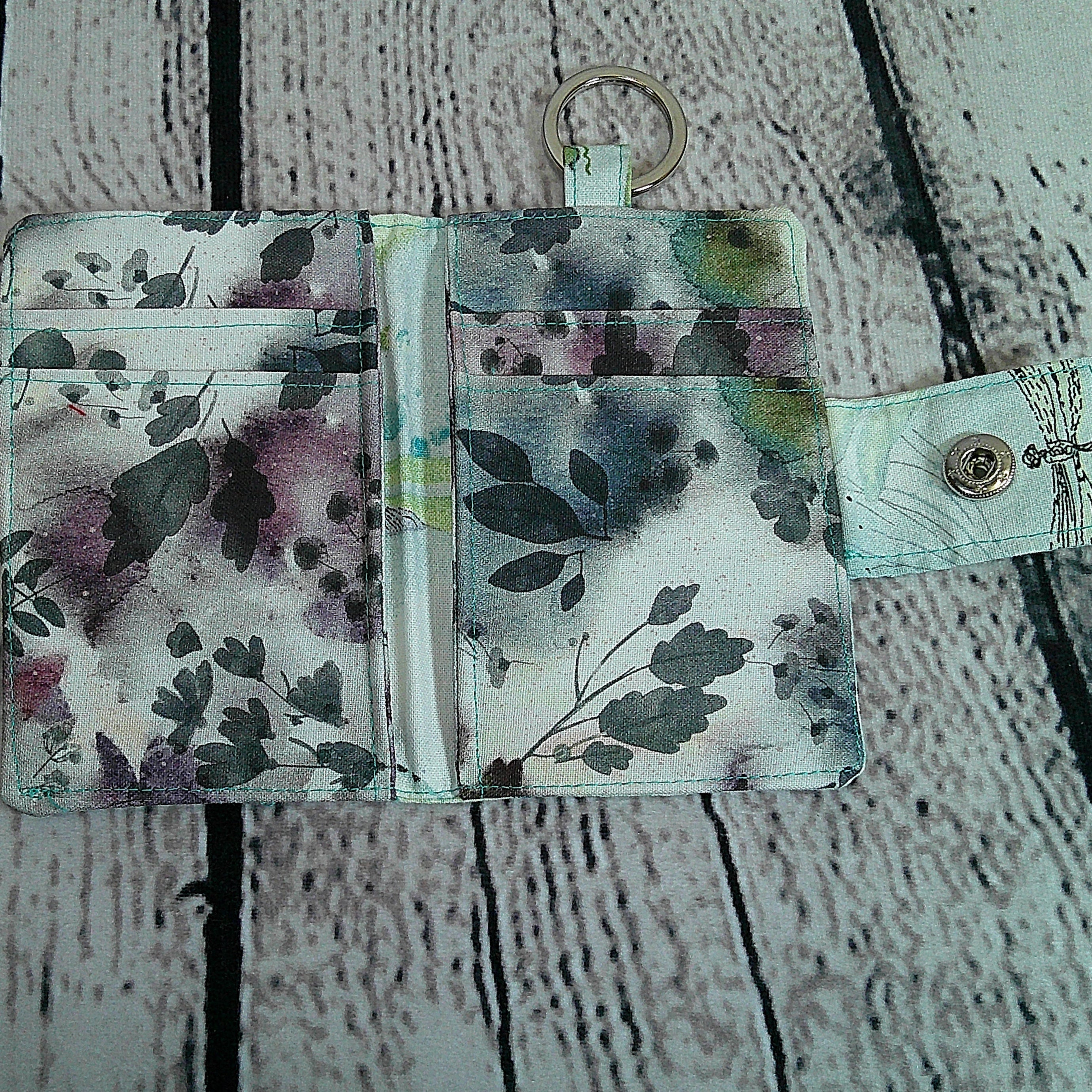 Small Keychain Wallet - Dragonfly