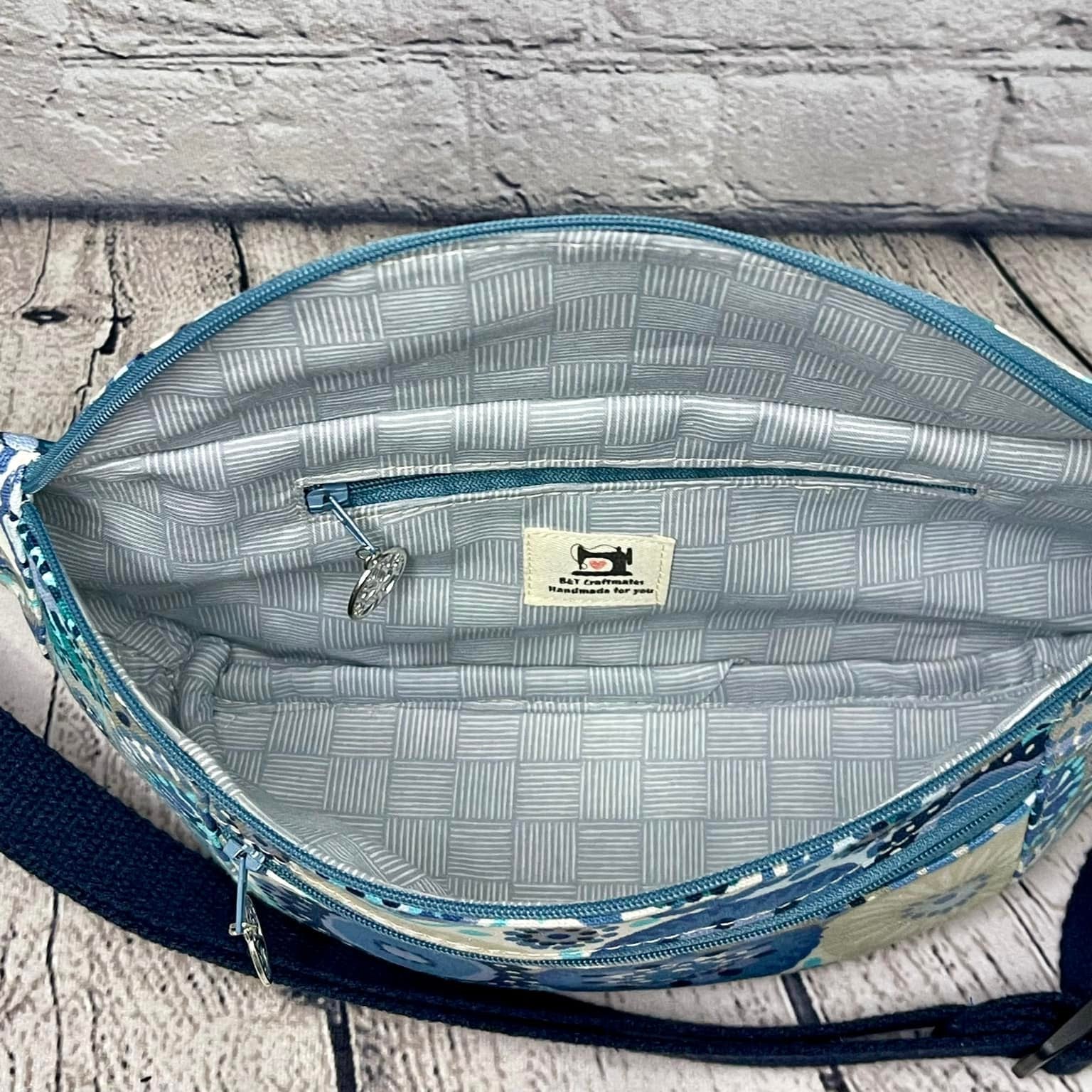 Fanny Pack -Blue Kaleidoscope