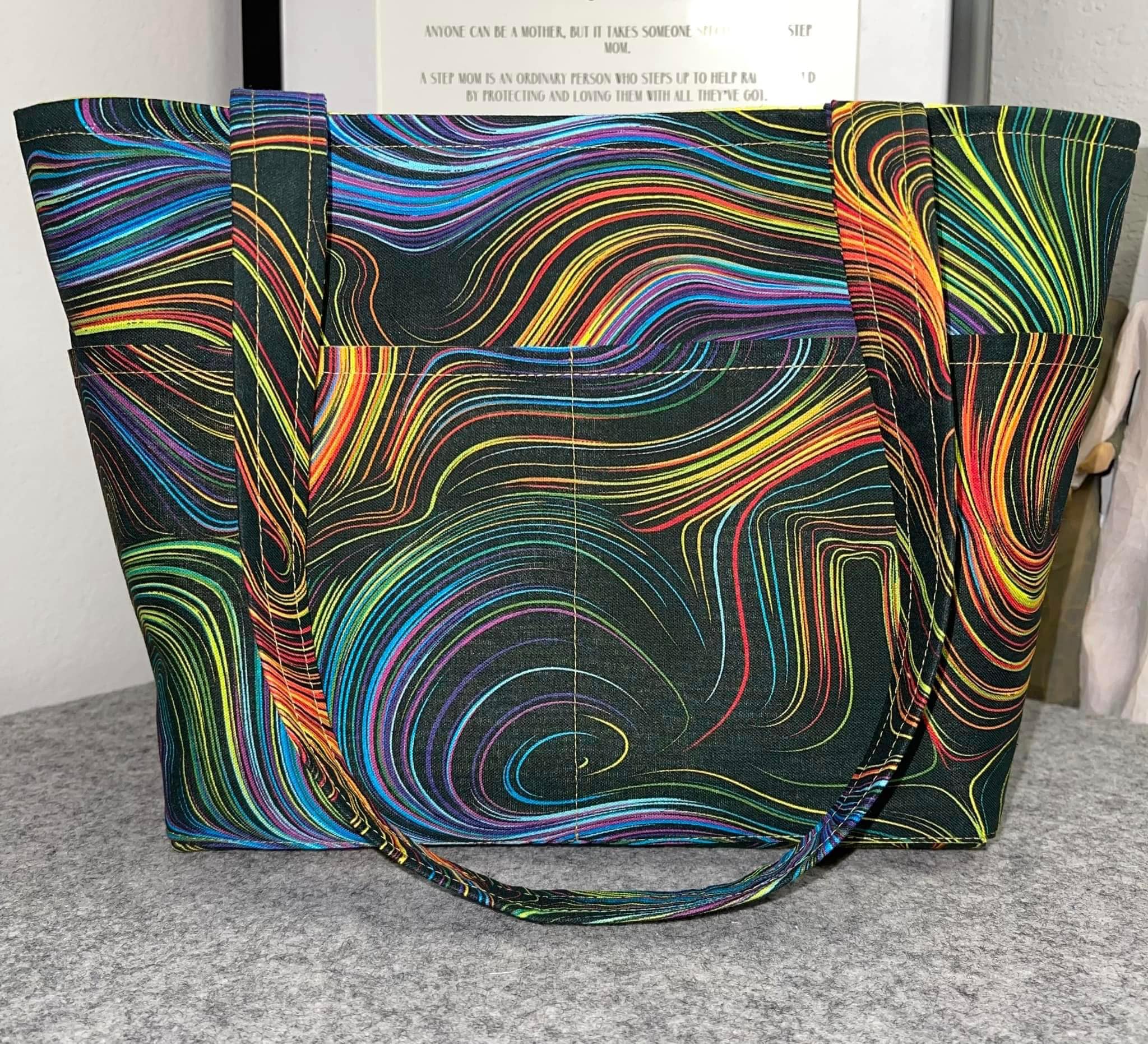 Small Tote - Color Wave