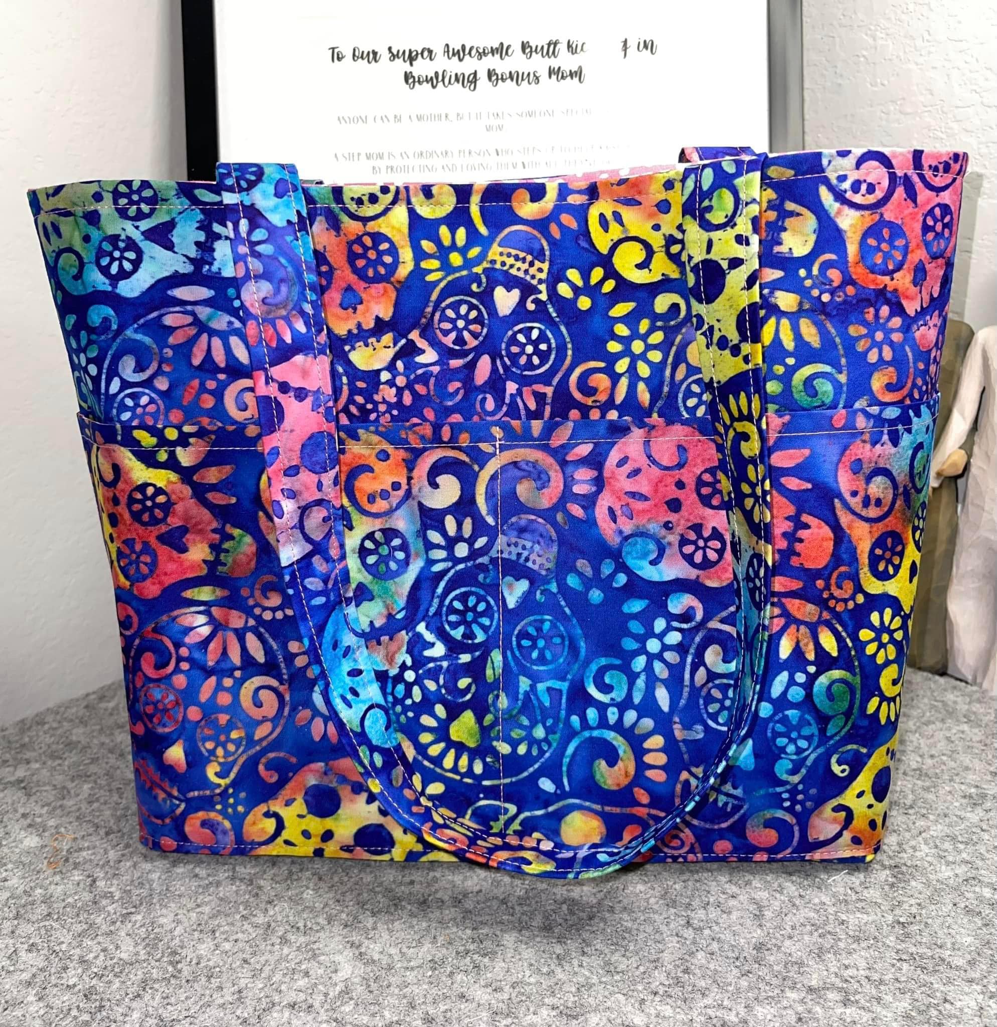 Small Tote - Candy Skull