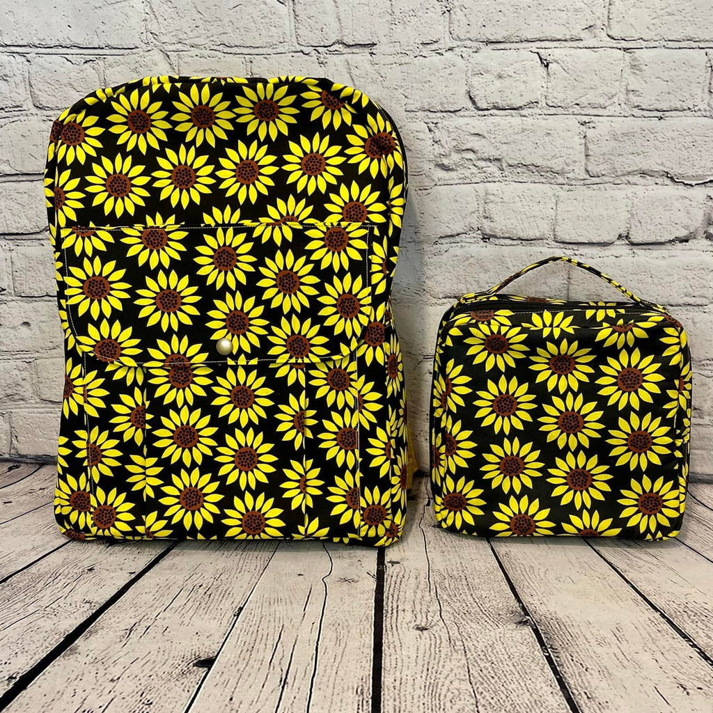 Backpack & Lunch Box Combo - Sunflower