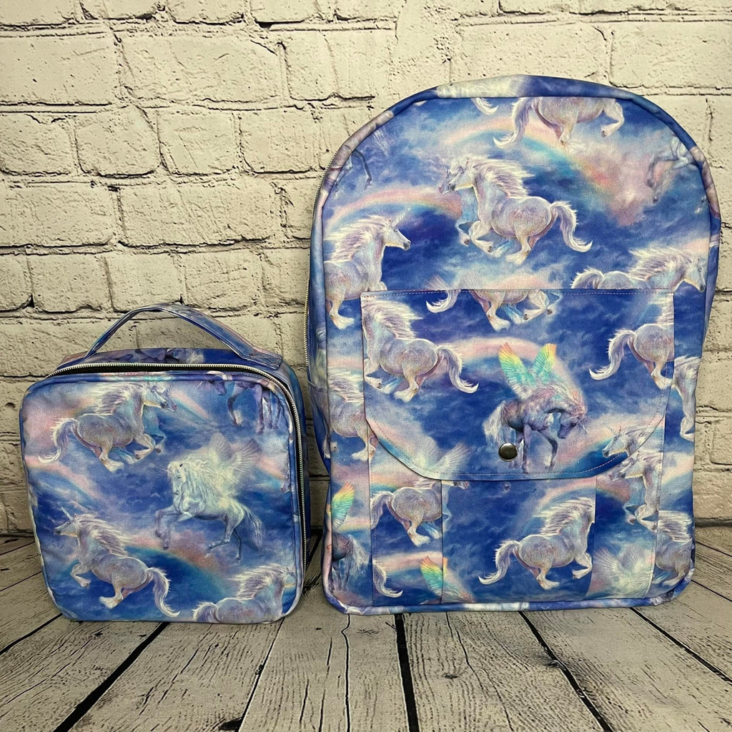Backpack & Lunch Box Combo - Unicorn