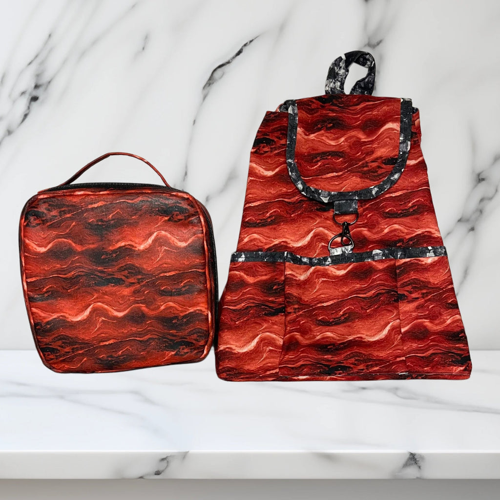 Backpack & Lunch Box Combo - Red